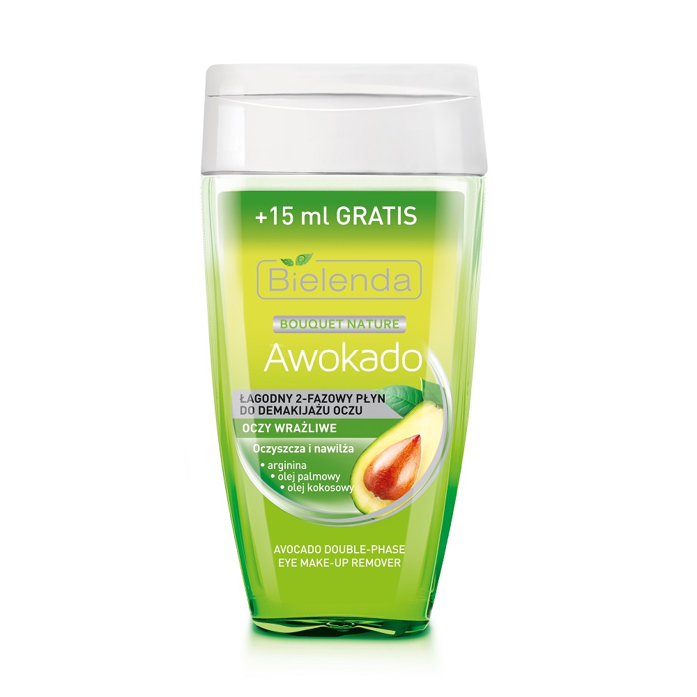 Bouquet Nature Avokádo Jemný Dvojfázový Odličovač Očí 140 Ml