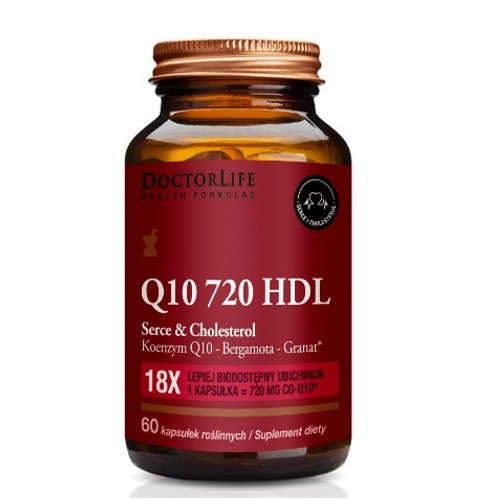 Q10 720 HDL Heart & Cholesterol Doplnok Stravy 60 Kapsúl