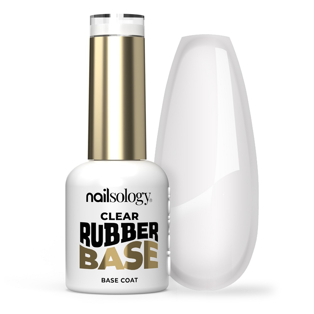 Nailsology Clear Rubber Base Kaučuková Báza 8 Ml