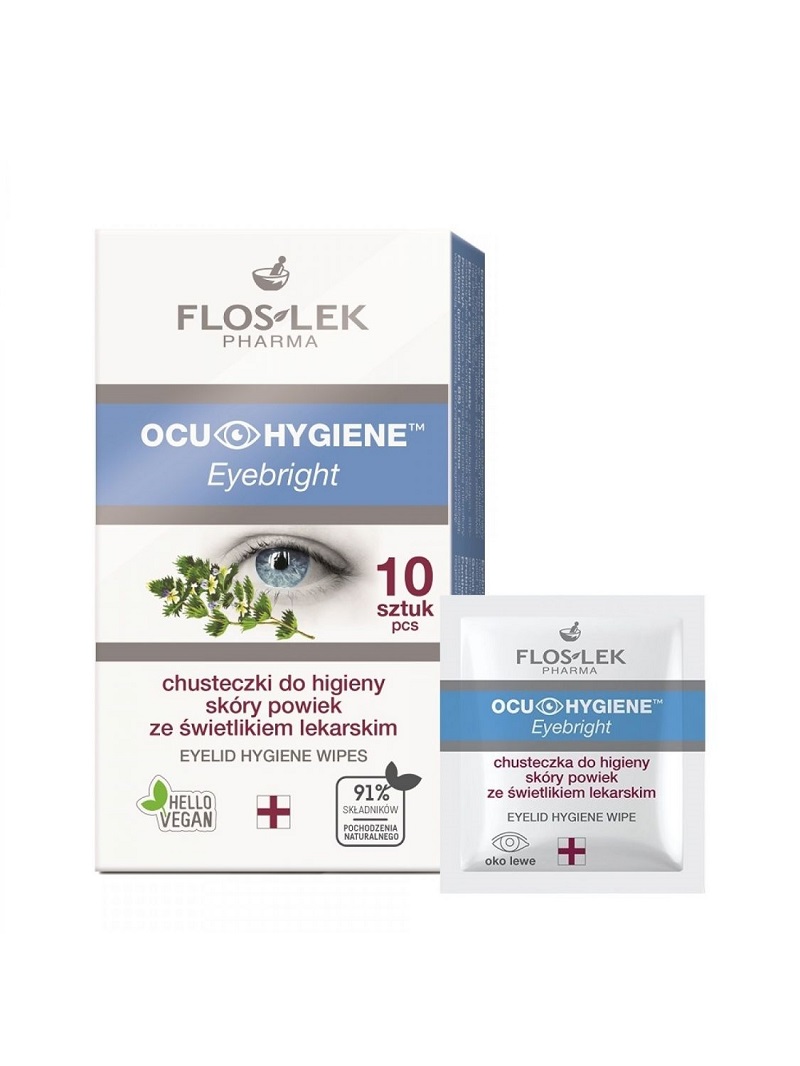 Ocu Hygiene Očné Obrúsky Na Hygienu Pokožky Očných Viečok S Echinaceou 10ks