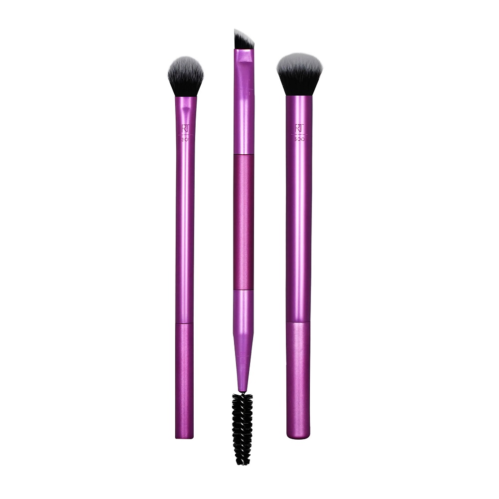 Eye Shade + Blend Sada šTetcov Na Očné Líčenie Brush Trio, 3 Kusy