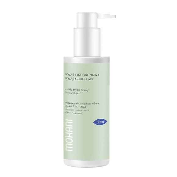 Derm - Kwasy Derm Gél Na Umývanie Tváre S Kyselinou Pyrohroznovou A Glykolovou 150 Ml