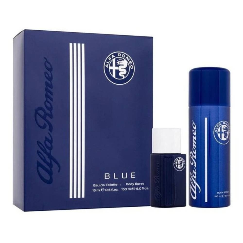 Blue Set Sada Blue: Toaletná Voda V Spreji 15 Ml + Parfumovaný Telový Sprej 150 Ml