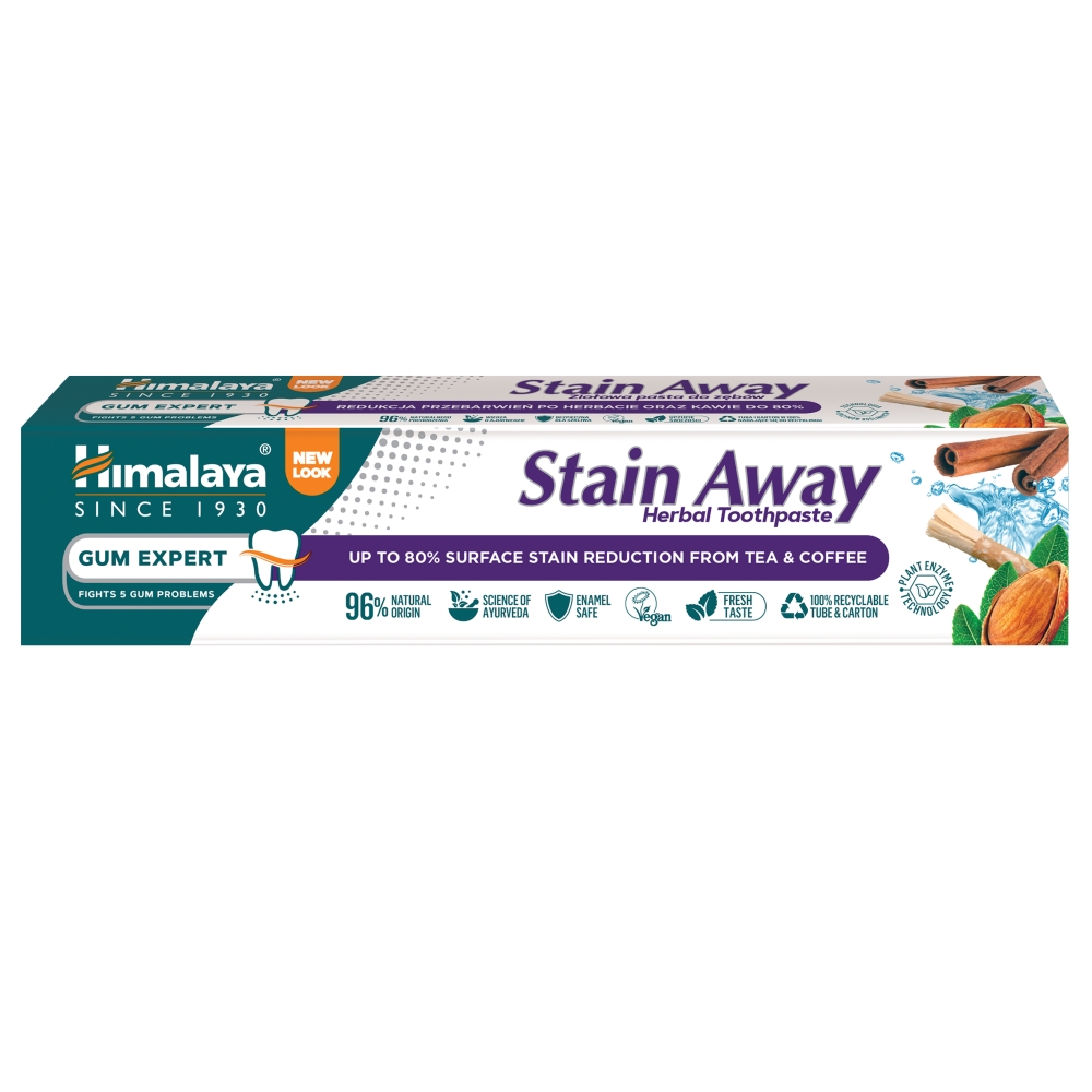 Bylinná Zubná Pasta Na šKvrny Od Kávy A čAju Stain Away 75ml