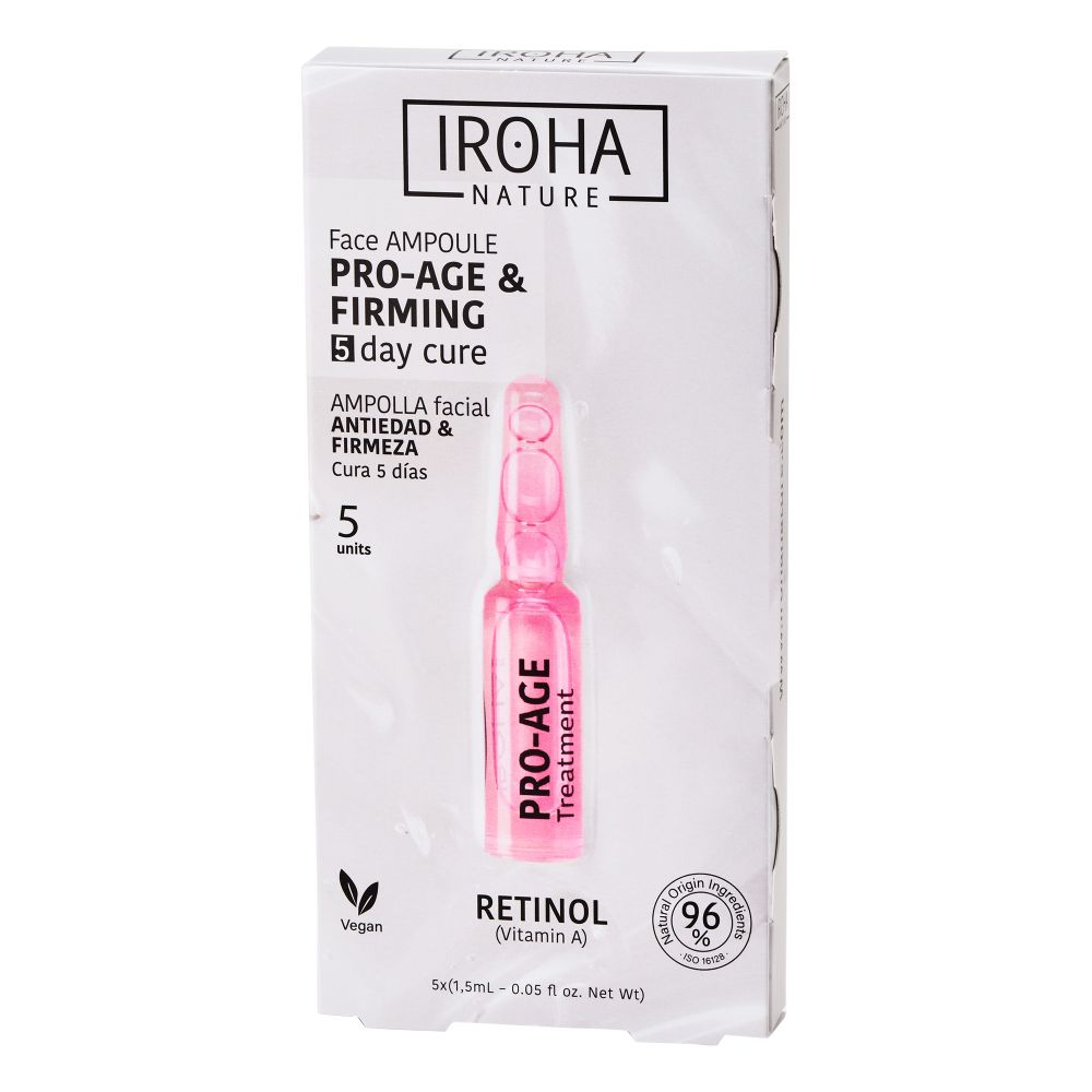 Retinol Pro-Age Face Ampoule Proti Starnutiu A Na Spevnenie Tváre S Retinolom 5x1,5ml 7.5 ml