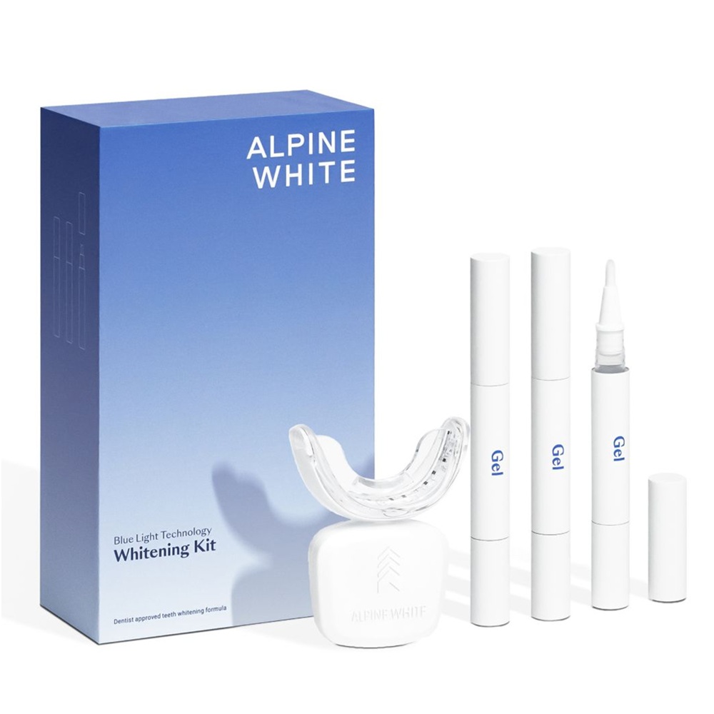 Whitening Kit Bieliaca Sada: LED Lampa + Bieliaci Gél 6 Ml + Náustok + Farebná šKála Zubov