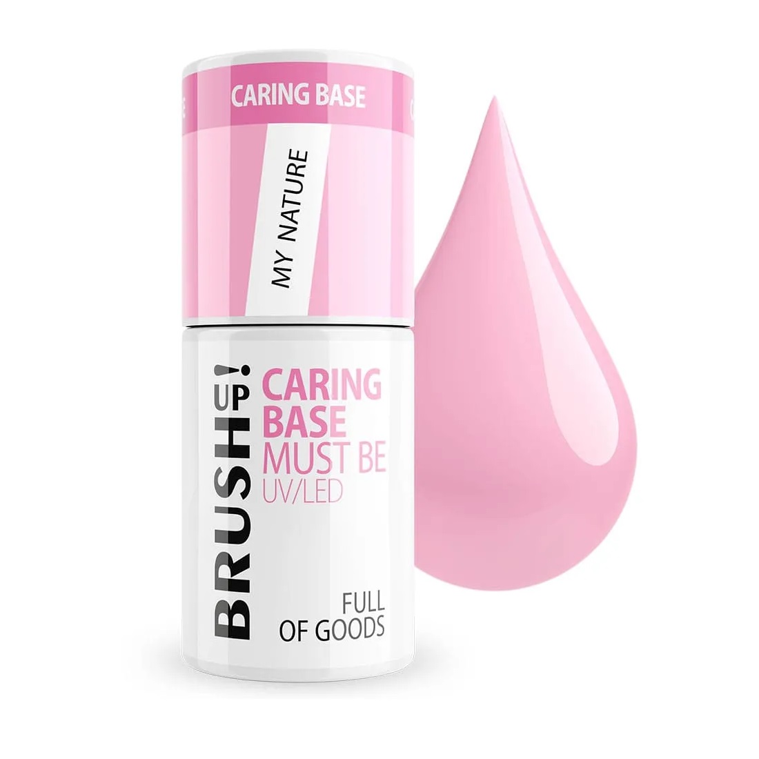 BRUSHUP_Caring Base Must Be UV/LED Nail Hybrid Base Full Of Goods My Nature 5g