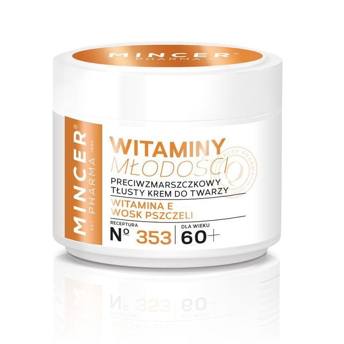 Vitamíny Mladosti 60+ Krém Proti Vráskam Na Mastnú Tvár č. 353 50ml