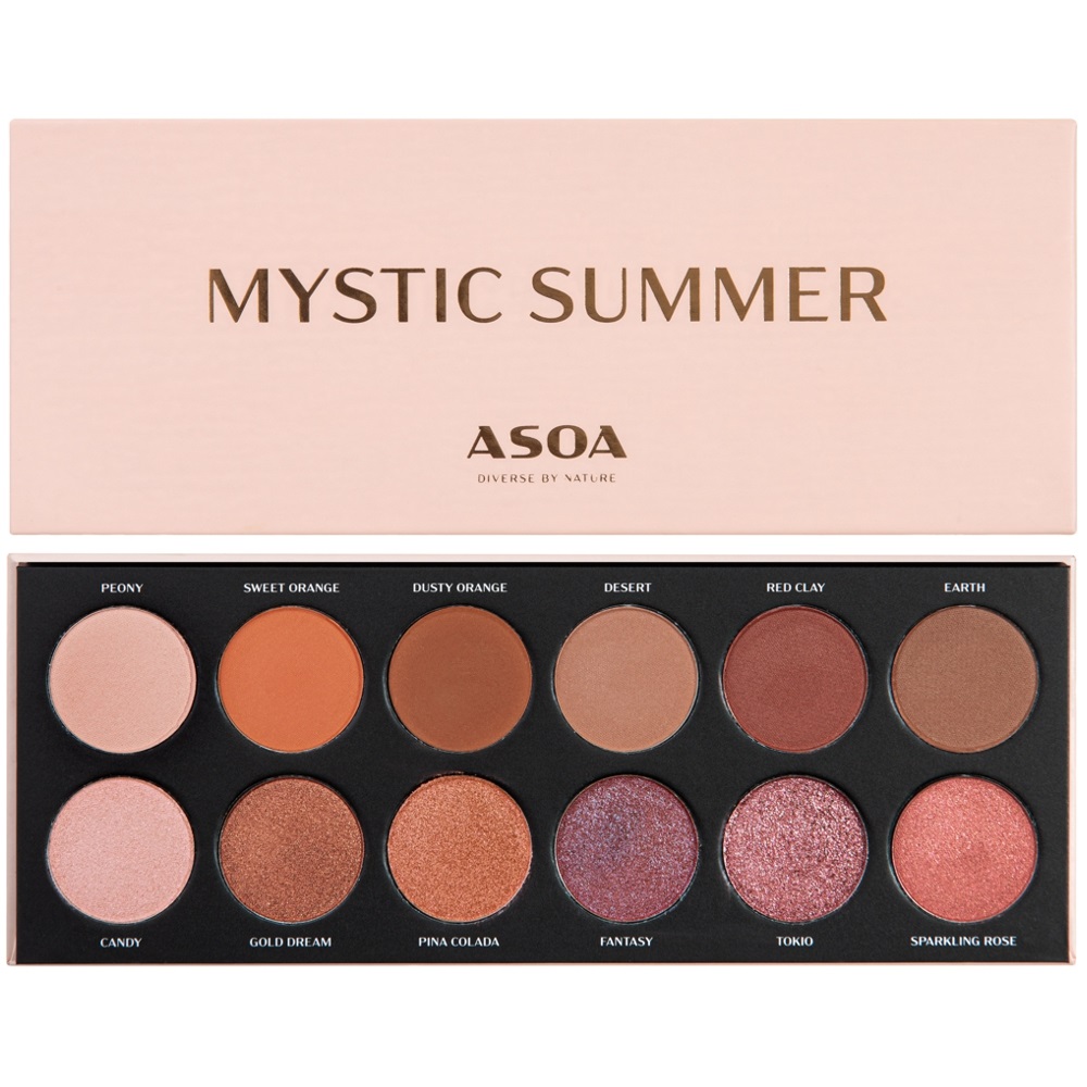 Mystic Summer Eyeshadow Palette Paleta Očných Tieňov Mystic Summer 12,3 G