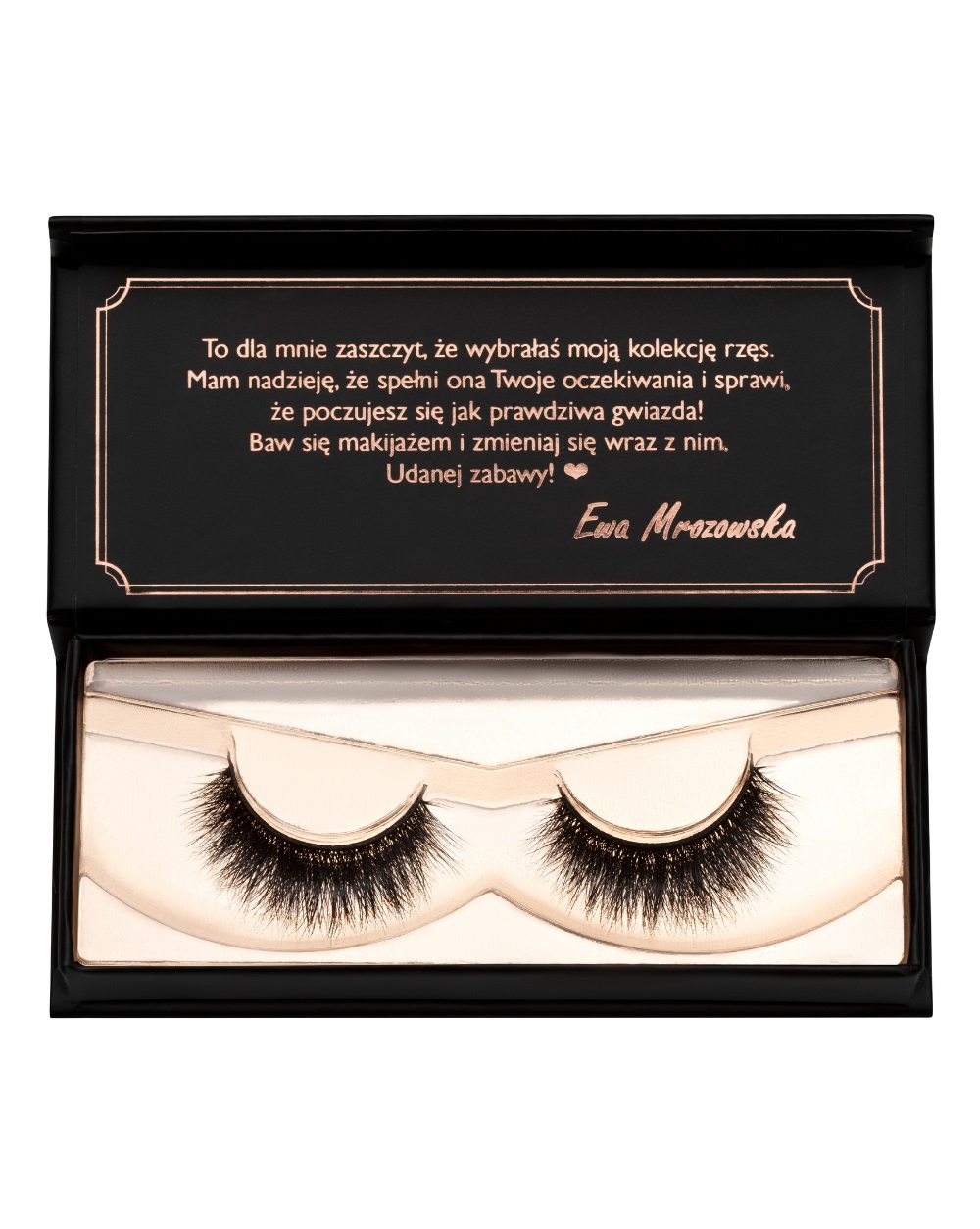 Ewa Mrozowska Collection Umelé Riasy Na Páse Gold Queen 1 Pár
