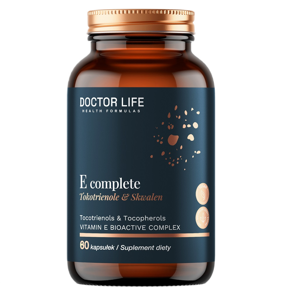E-Complete SupraBio 8 Nová Generácia Vitamínu E Doplnok Stravy 60 Kapsúl