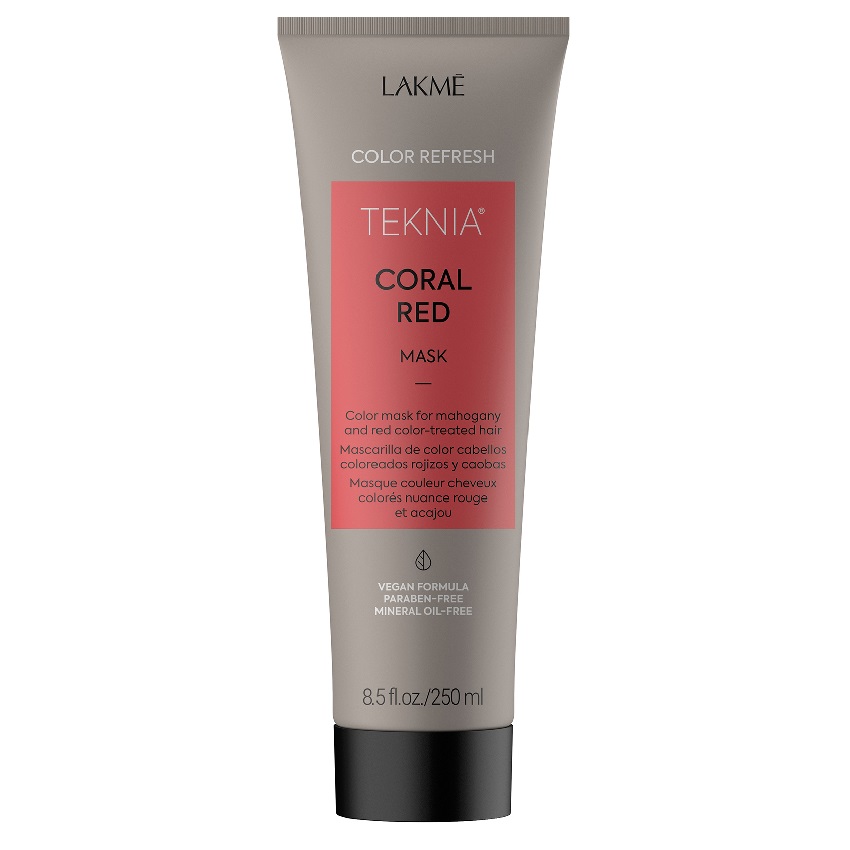 Teknia Coral Red Mask Osviežujúca Maska Pre čErvené A Mahagónové Vlasy 250 Ml