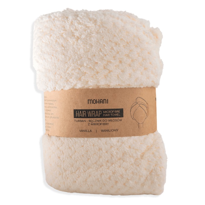 _Hair Wrap Turban-mikrovláknová Osuška Na Vlasy White