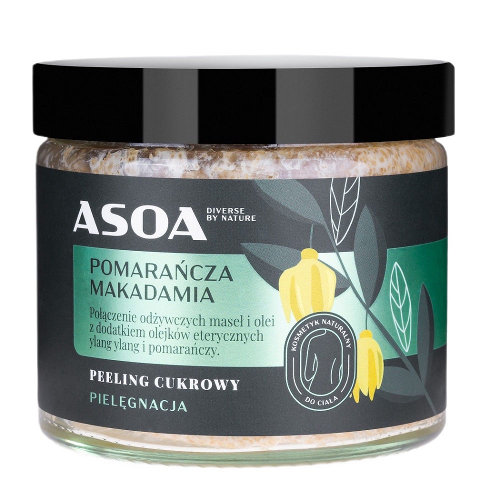 Peelingi Cukrowe Cukrový Peeling Pomaranč-Macadamia 250 Ml