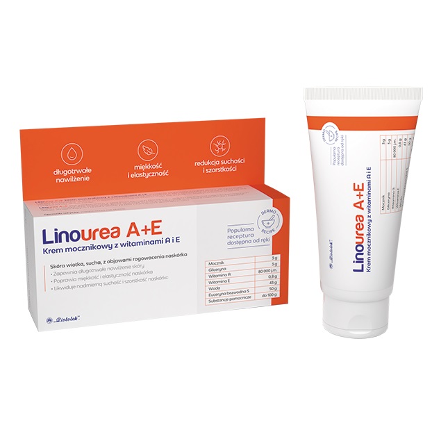 Linourea A+E Močovinový Krém S Vitamínmi A A E 50g