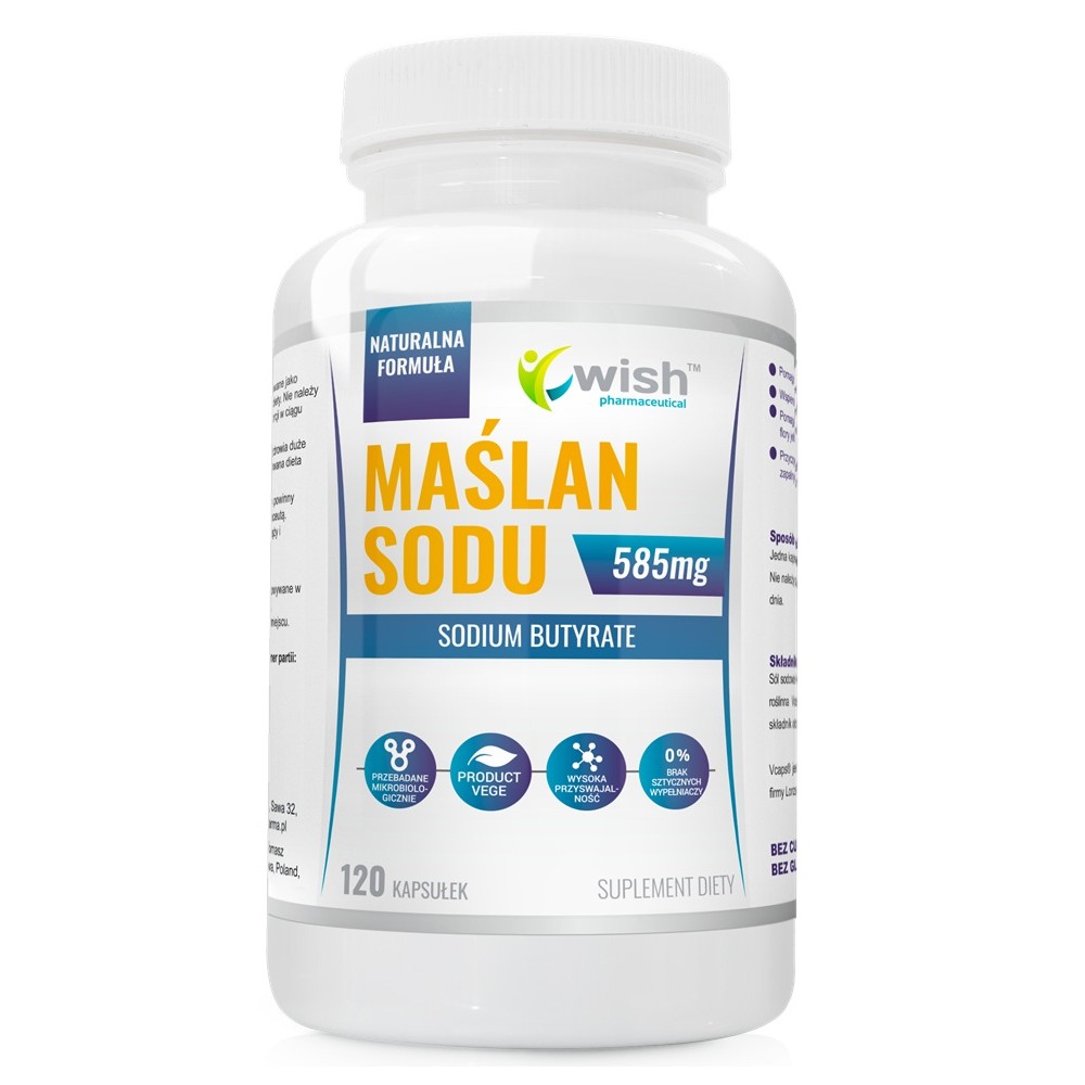 Maślan Sodu 585 Mg Doplnok Stravy 120 Kapsúl