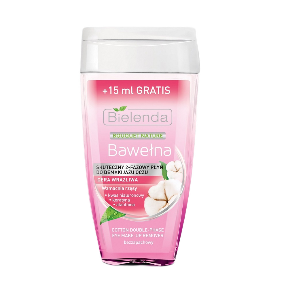 Bouquet Nature Bawełna Dvojfázový Odličovač Očí 140 Ml