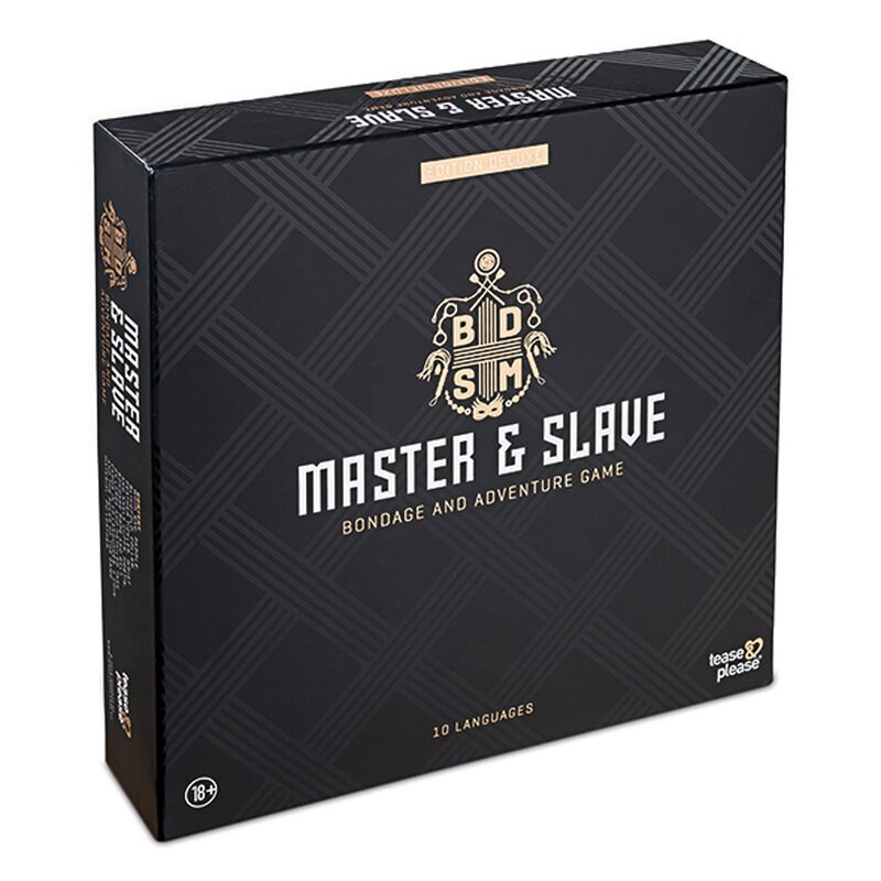 Master & Slave Edition Deluxe Viacjazyčná Erotická Hra S Príslušenstvom