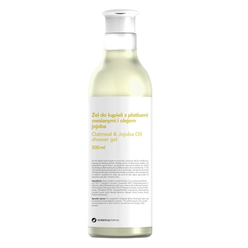 Sprchový Gél S Ovsenými Vločkami A Jojobovým Olejom 500 Ml