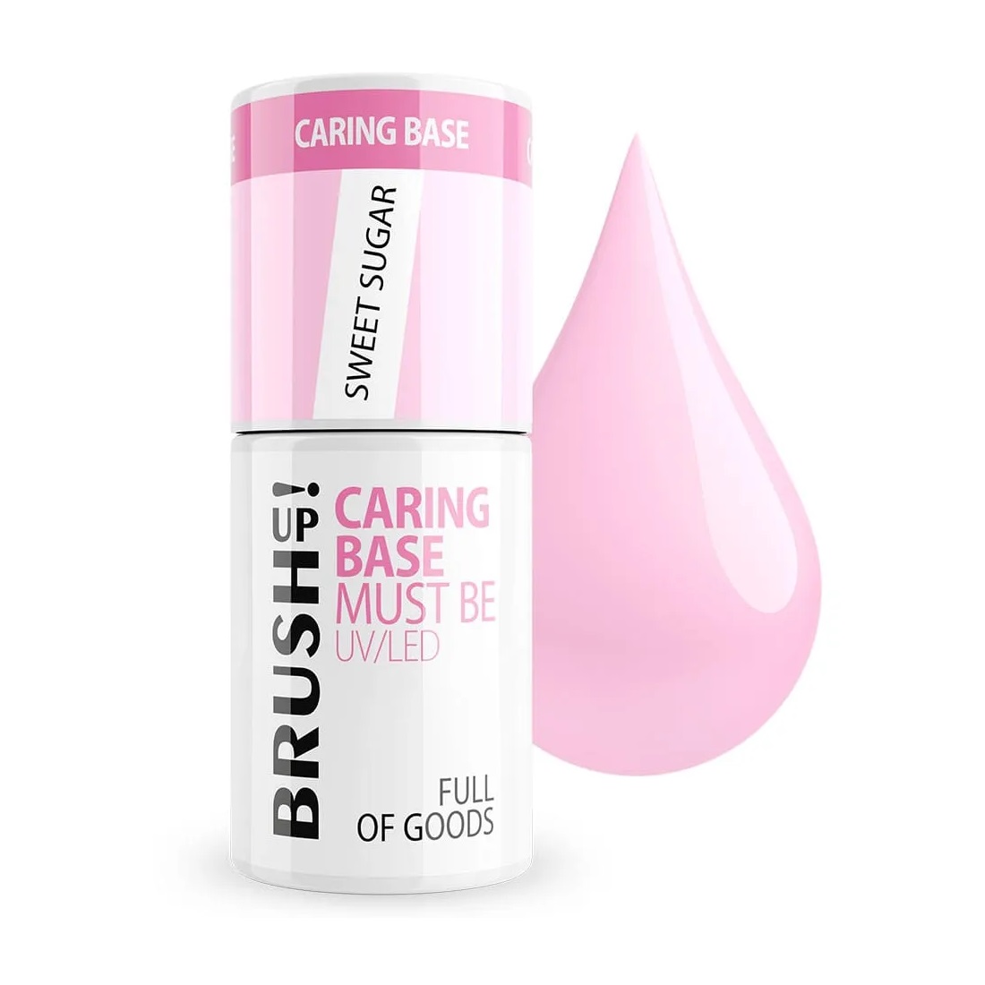 BRUSHUP_Caring Base Must Be UV/LED Nail Hybrid Base Full Of Goods Sweet Sugar 5g
