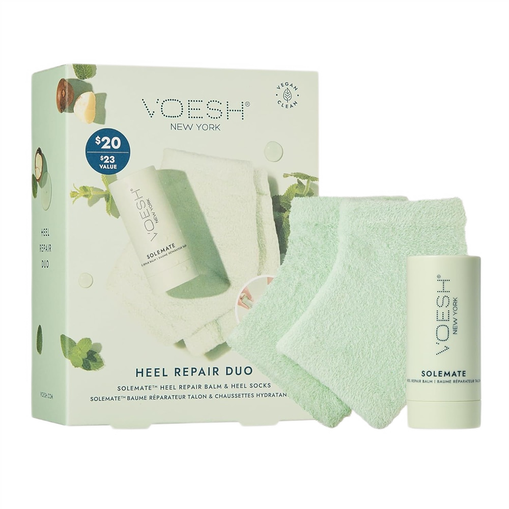 Heel Repair Duo Sada Regeneračný Balzam V Tyčinke 22ml + Ponožky Na Päty Mint 1 Pár