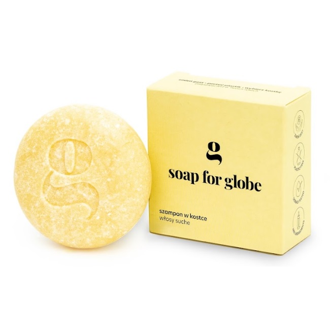 Mydlo Na Vlasy Globe, Mimoriadne Bohatý šAmpón Na Suché Vlasy 80g