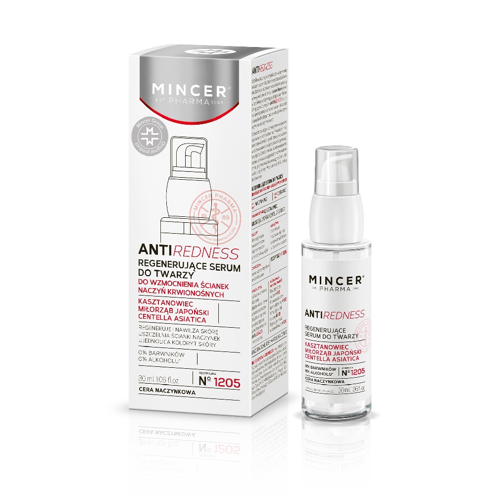 Regeneračné Sérum Na Tvár Proti Začervenaniu Cievnej Pokožky N°1205 30ml