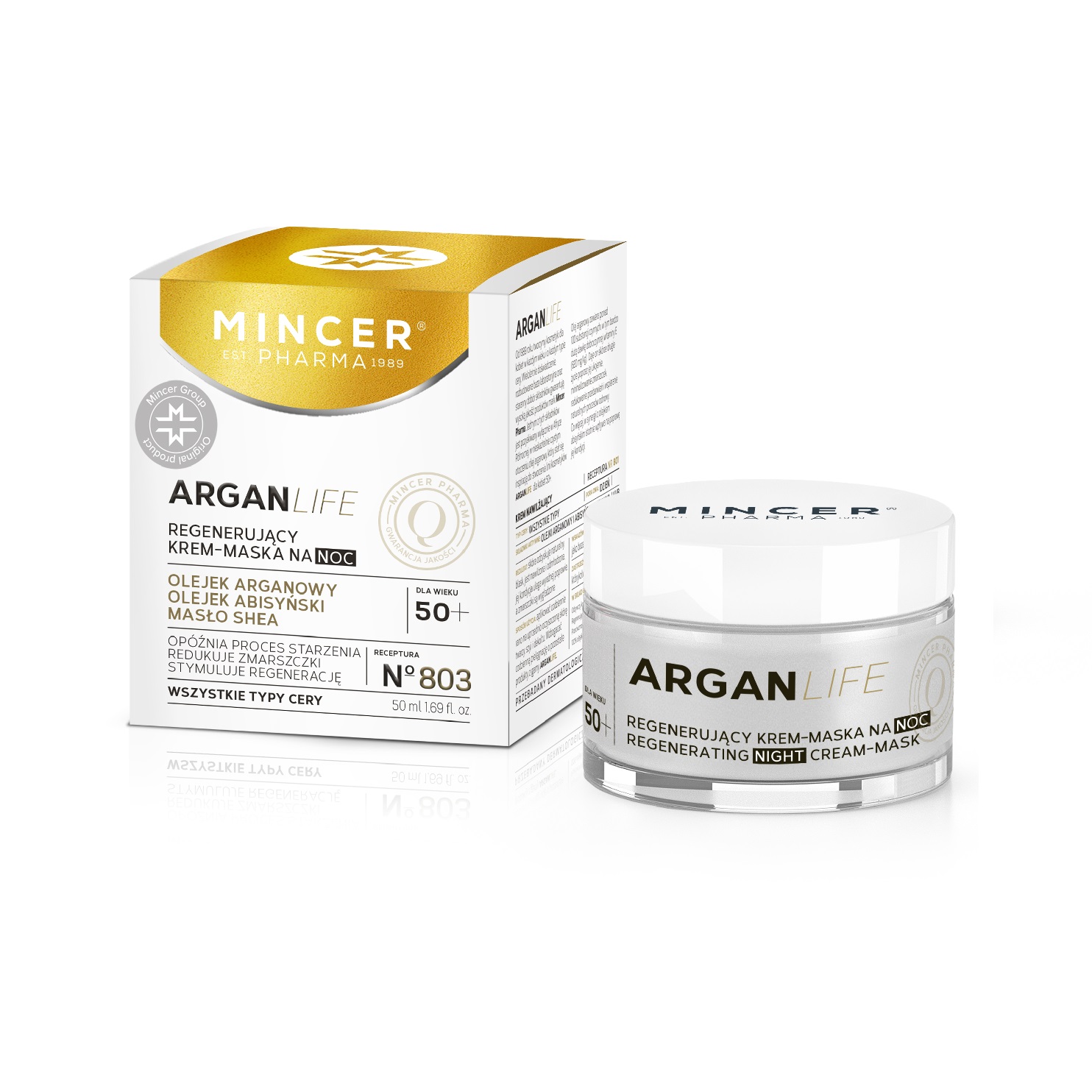 ArganLife Regeneračný Nočný Krém-maska č. 803 50ml