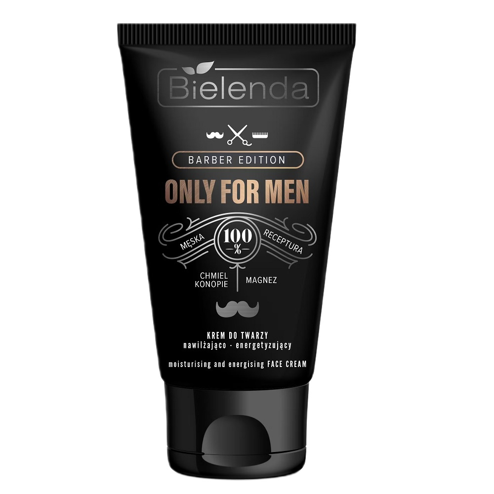 _Barber Edition Only For Men Hydratačný A Energizujúci Krém Na Tvár Pre Mužov 50ml