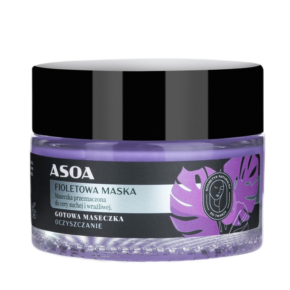 Maseczki Do Twarzy Hotová Pleťová Maska Fialová íLová Hlinka 50 Ml