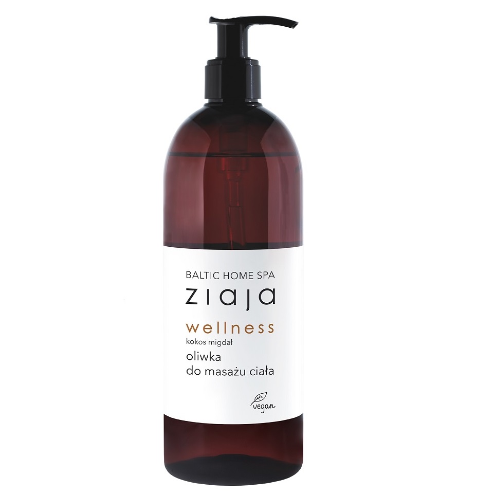 Baltic Home Spa Wellness Telový Masážny Olej Kokosová Mandľa 490ml