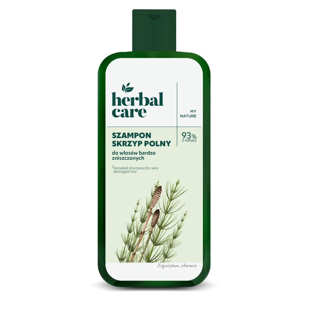 HERBAL CARE Skrzyp Polny Bylinný šAmpón Na Veľmi Poškodené Vlasy Praslička 330 Ml