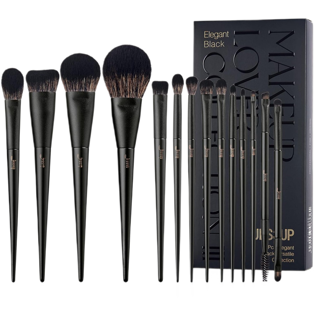 Makeup Lover Collection III Matte Black Versatile Brush Collection – Sada šTetcov Na Líčenie T336, 14 Ks
