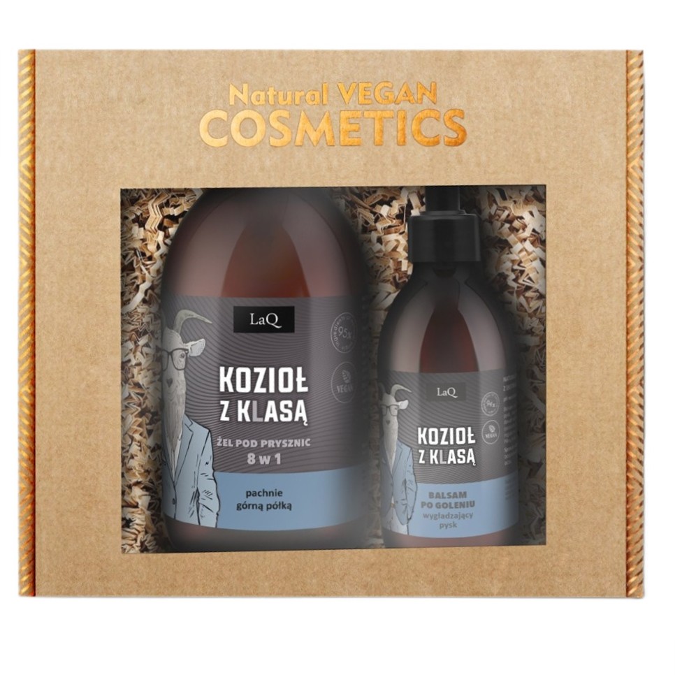 Kozioł Z Klasą Czarny Mat Koza So Sadou Class Sprchový Gél 500ml + Balzam Po Holení 150ml