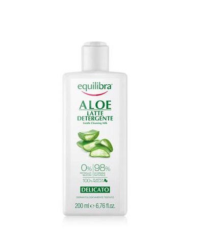 Aloe Face Jemné čIstiace Mlieko S Aloe 200 Ml