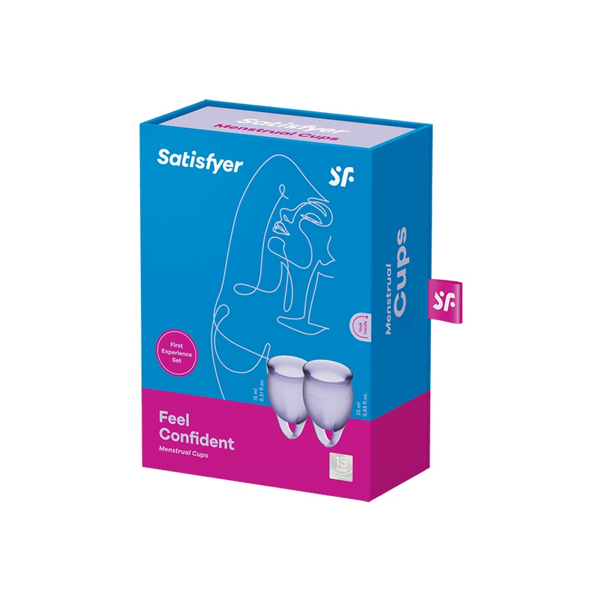 Feel Confident Menštruačný Kalíšok 15ml + 20ml Lila