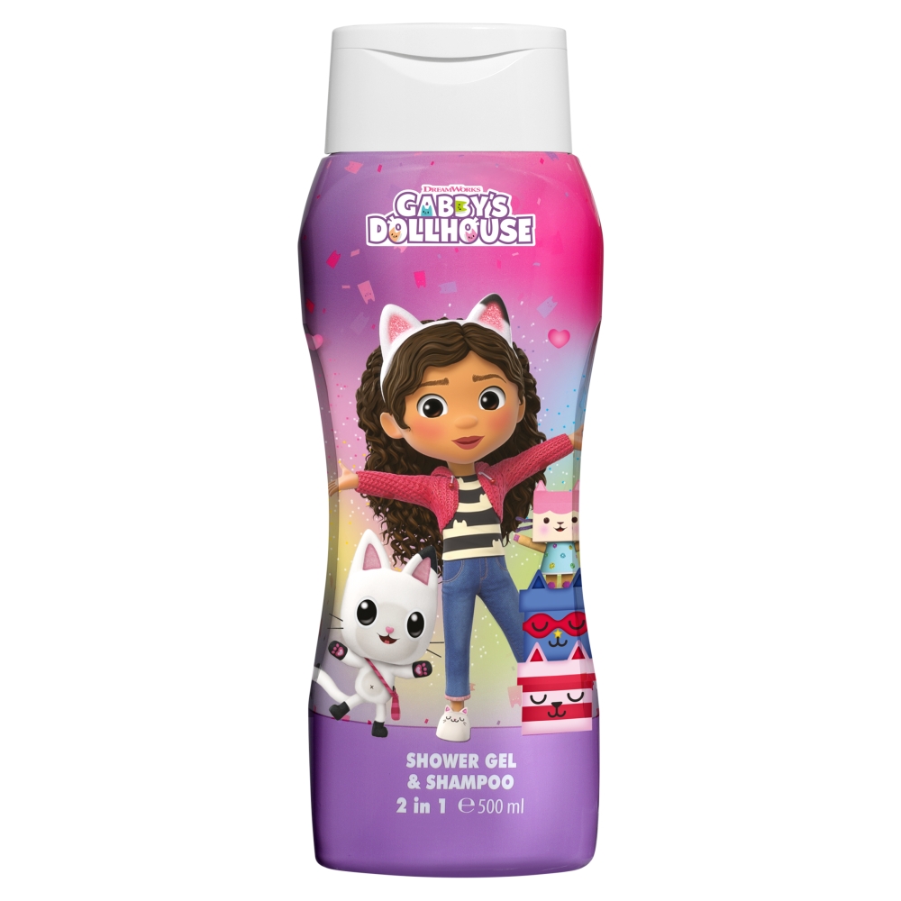 Gabby's Dollhouse Sprchový Gél A šAmpón Pre Deti 2v1 500ml