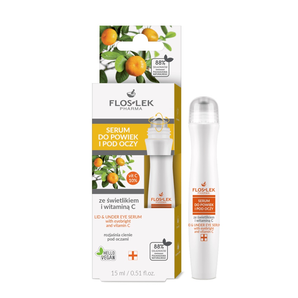 Sérum Na Očné Viečka A Oči So Svetlíkom Lekárskym A Vitamínom C 15 Ml