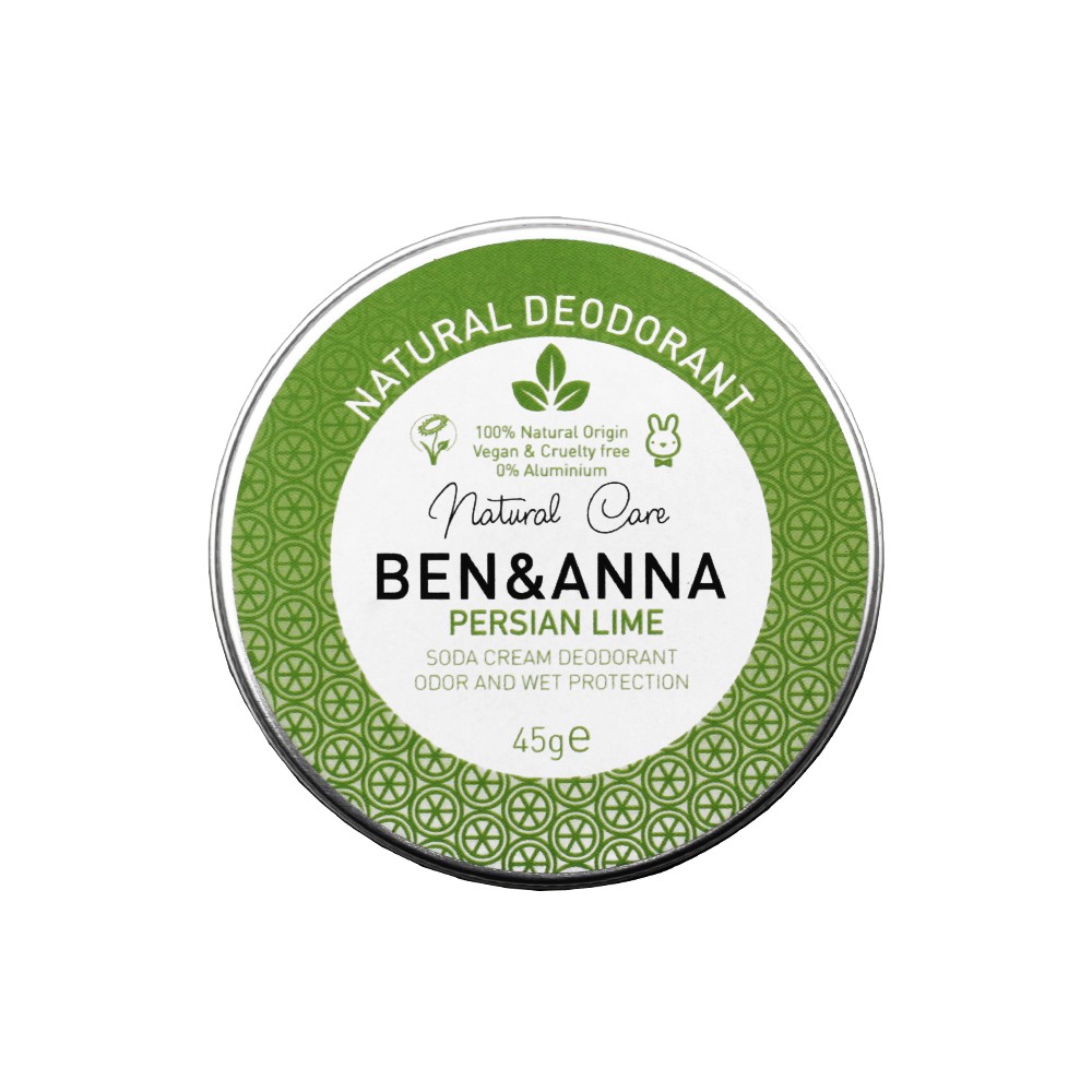 Prírodný Dezodorant Prírodný Krémový Dezodorant V Hliníkovej Plechovke Persian Lime 45g