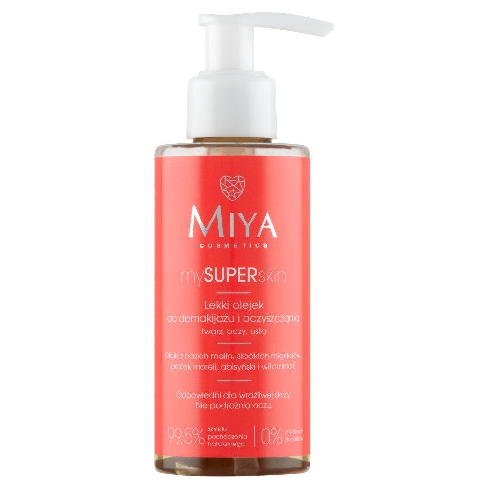 MIYA_My Super Skin ľAhký Odličovací A čIstiaci Olej Na Tvár 140 Ml
