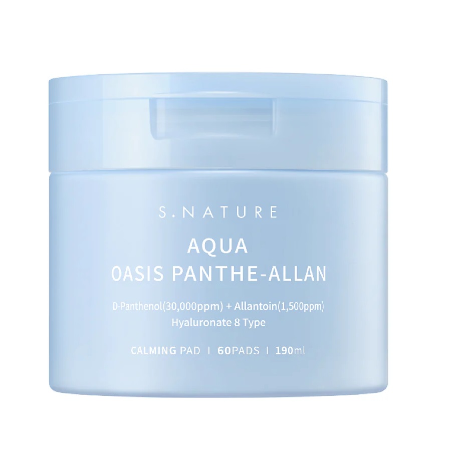 Aqua Oasis Panthe-Allan Calming Pad Upokojujúce Vankúšiky Na Tvár 60ks