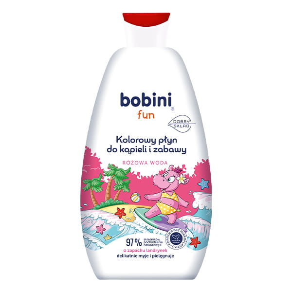Fun Kolorowy Ružová Voda Do Kúpeľa A Na Hranie 500ml