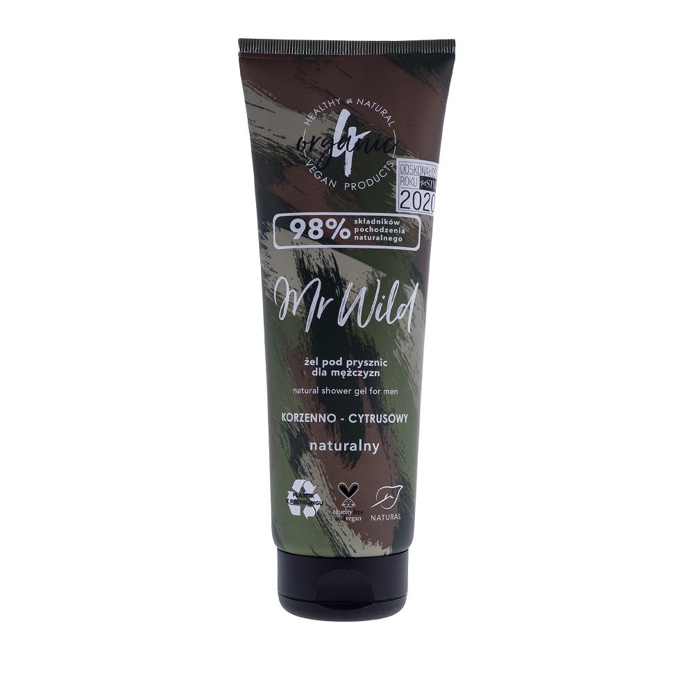 Pán Wild Prírodný Korenisto-citrusový Sprchový Gél 250ml