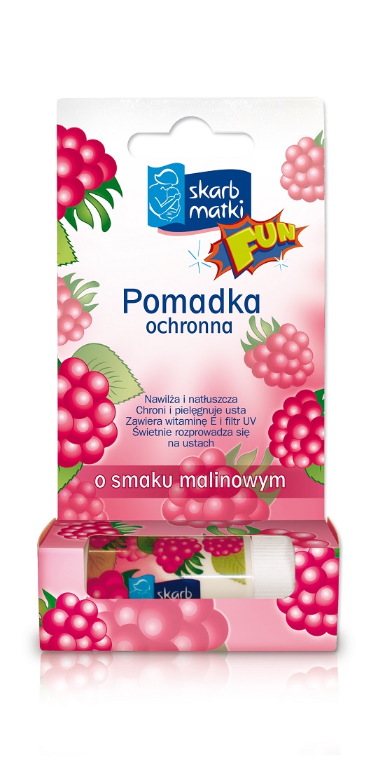 Fun Ochranný Rúž S Malinovou Príchuťou Pre Deti 6,5 G