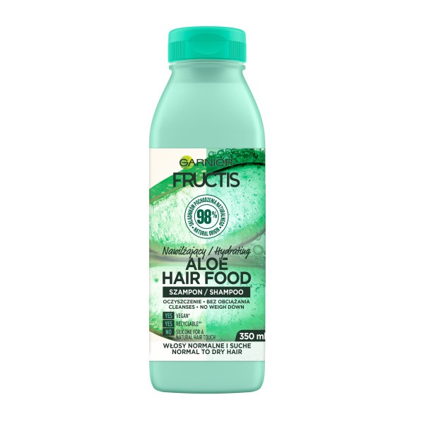 Fructis Aloe Hair Food Hydratačný šAmpón Pre Normálne Až Suché Vlasy 350 Ml