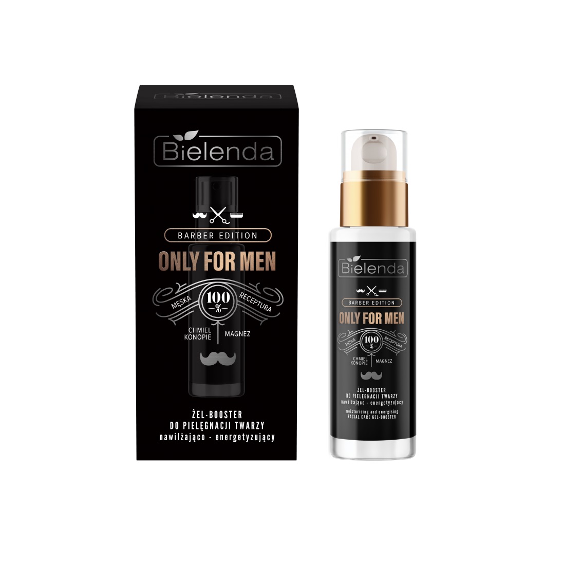 _Only For Men Barber Edition Hydratačný A Energizujúci Gél-booster 30ml
