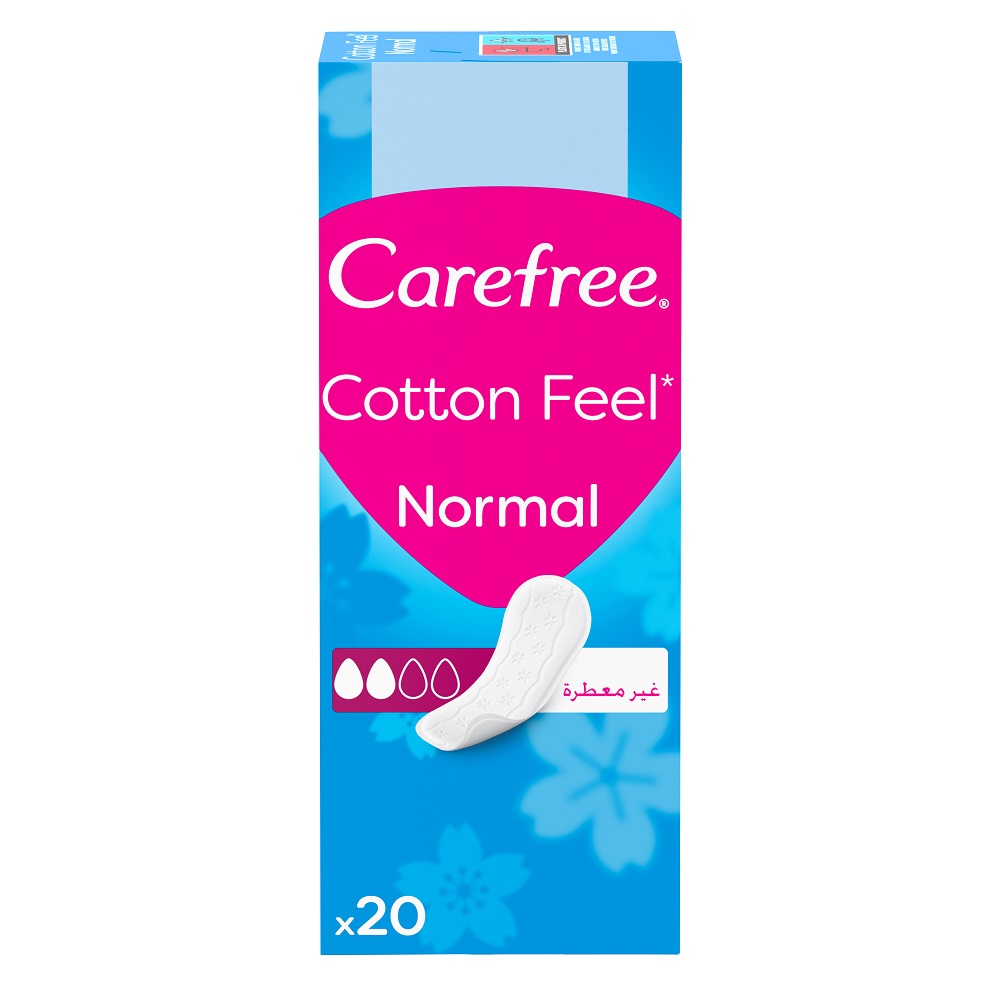 Bezstarostné Hygienické Vložky Cotton Feel Normal 20ks Bez Parfumácie