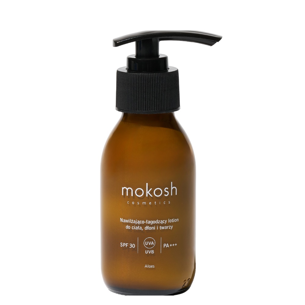 Ochrona I Antyoksydacja Nawilżająco-łagodzący Lotion Do Ciała Dłoni I Twarzy SPF30 Aloes 90ml