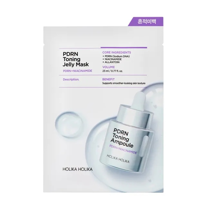 PDRN + Niacynamide PDRN Toning Jelly Mask – Rozjasňujúca Pleťová Maska, 1 Ks