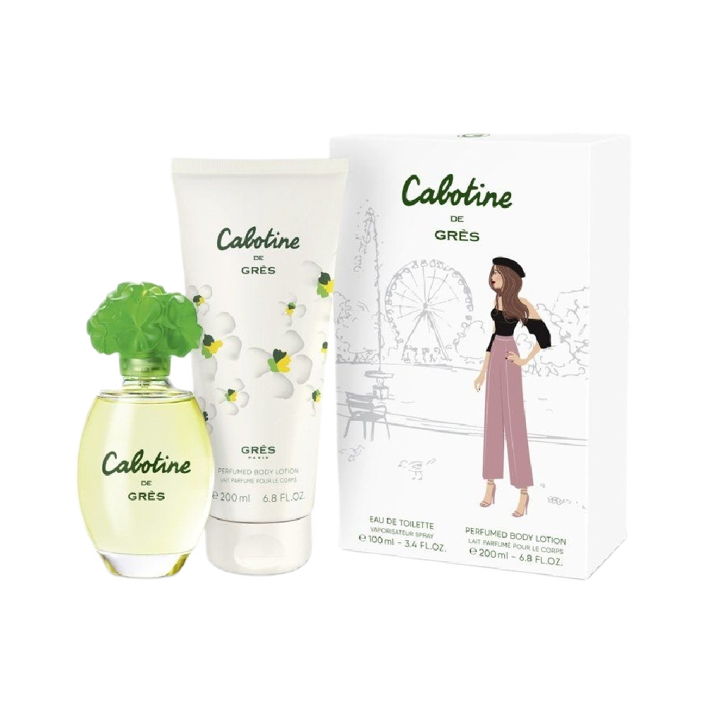 Cabotine De Gres Set Toaletná Voda V Spreji 100ml + Telové Mlieko 200ml